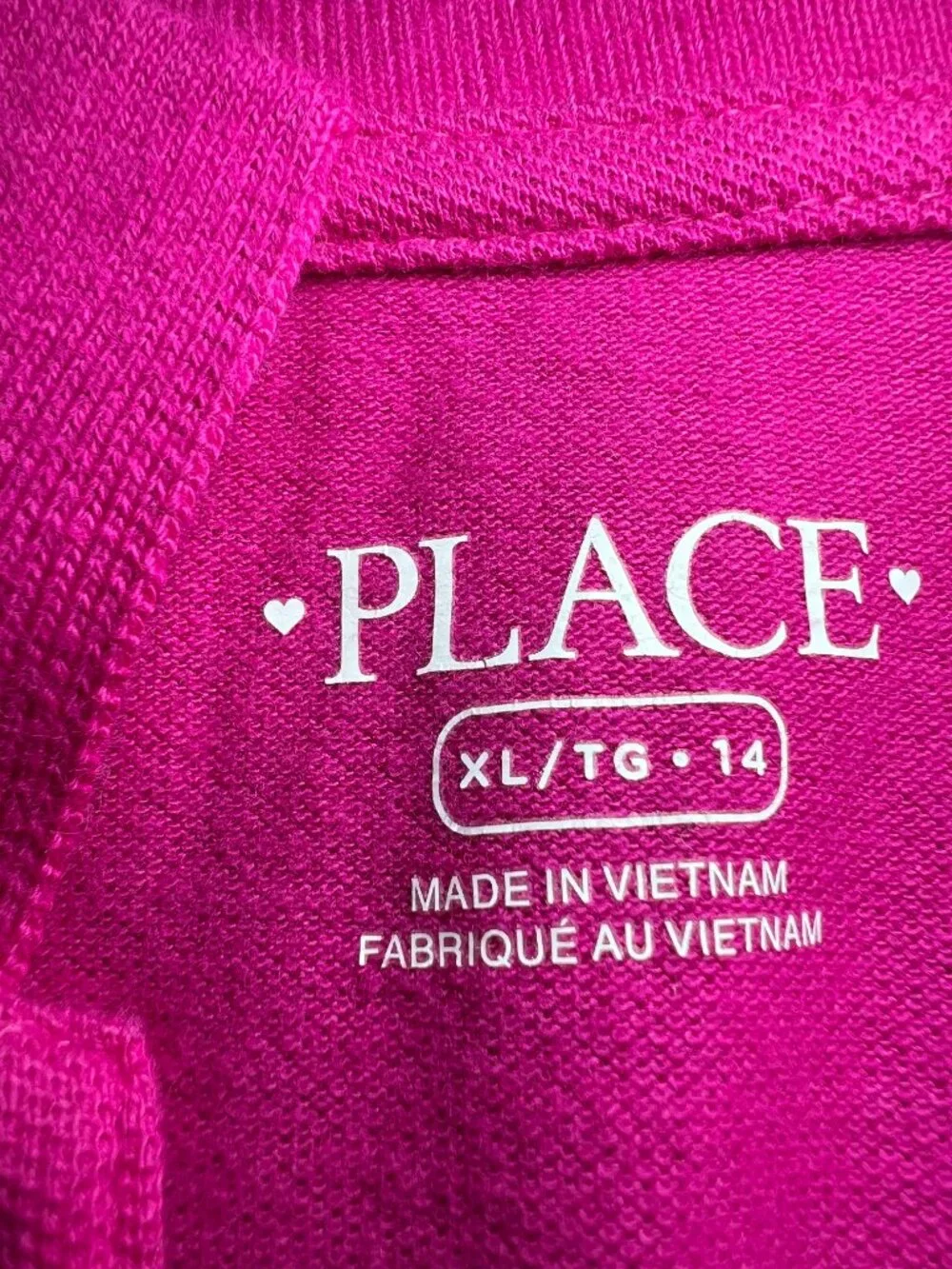 The Children's Place Girls Pink Polo Dress Size XL 14 Ruffle Collar Short Sleeve - Picture 5 of 5